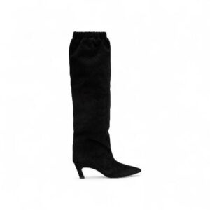 Stivali Victoria in Camoscio Nero – ASH