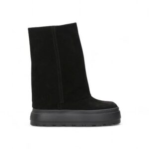 Stivaletti Double Face in Camoscio Nero – Casadei