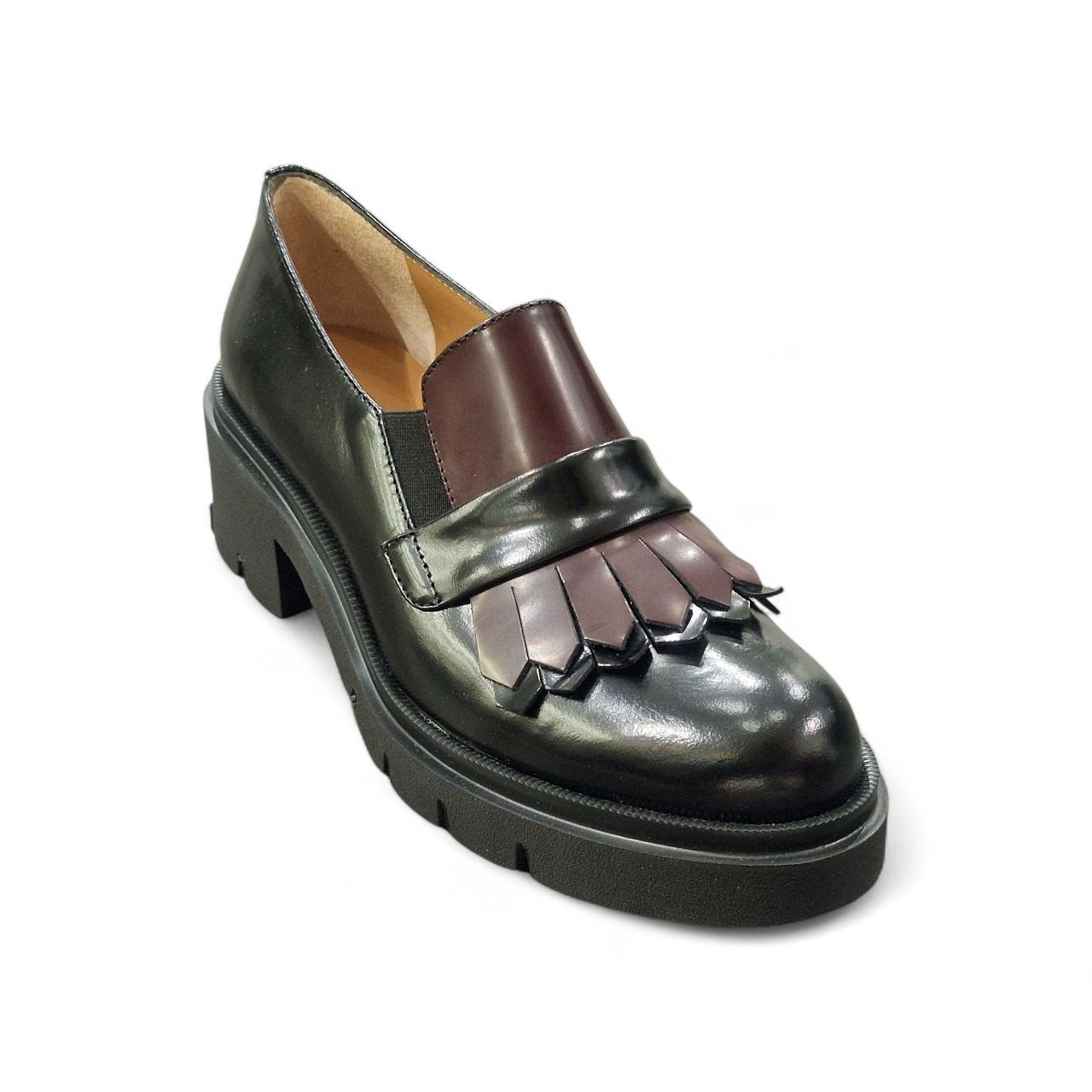 Mocassini Chunky in Pelle Bicolore - Cinzia Valle - immagine 3