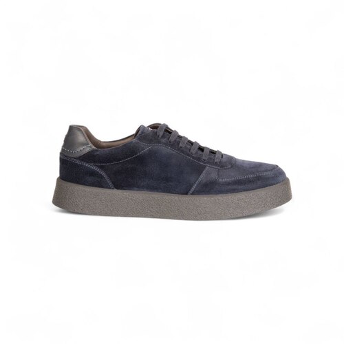 Sneakers in Camoscio Blu - Barrett
