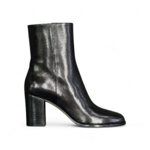 Stivaletti Paola in Pelle Nero – Mara Bini