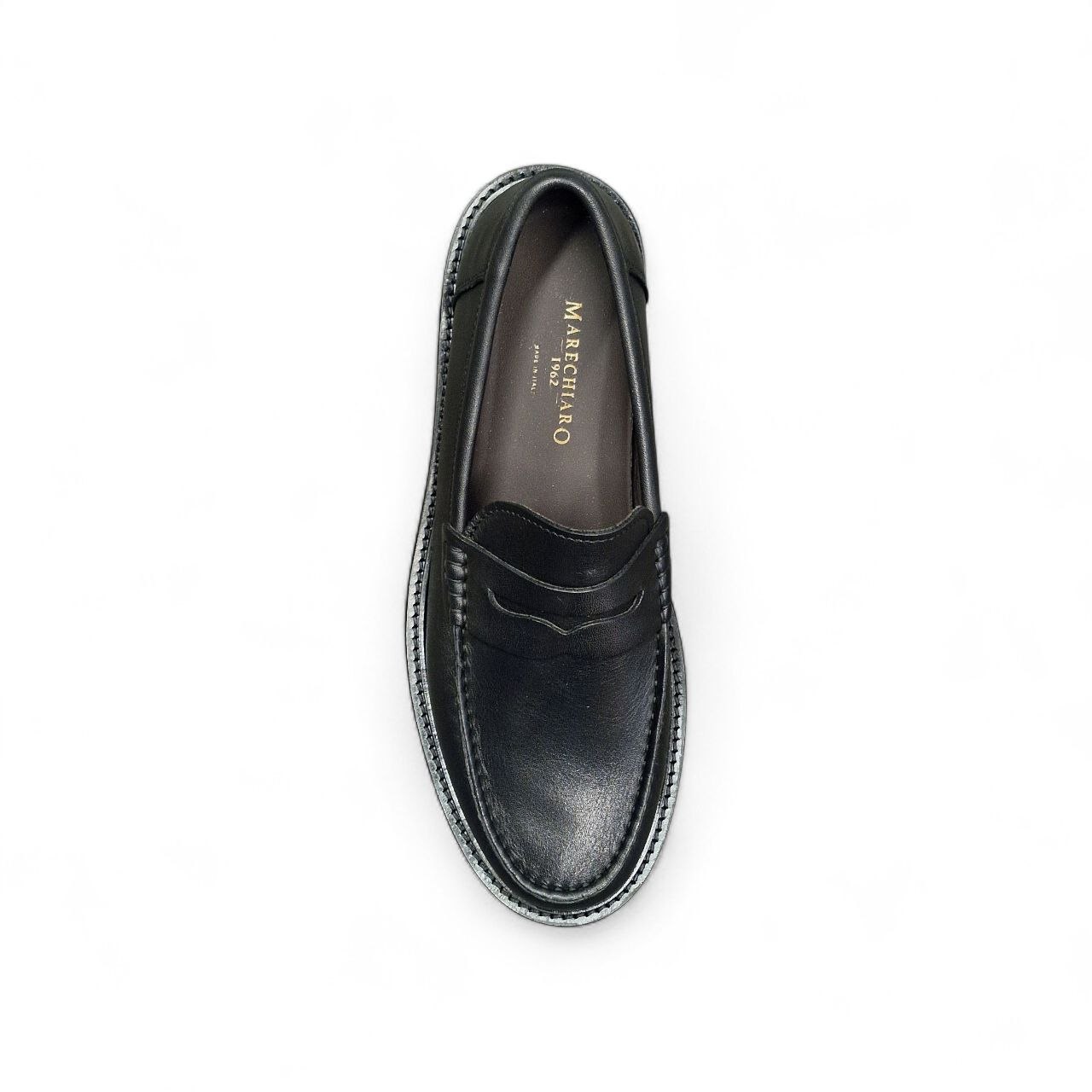 Mocassini Chunky in Pelle Nero - Marechiaro - immagine 5