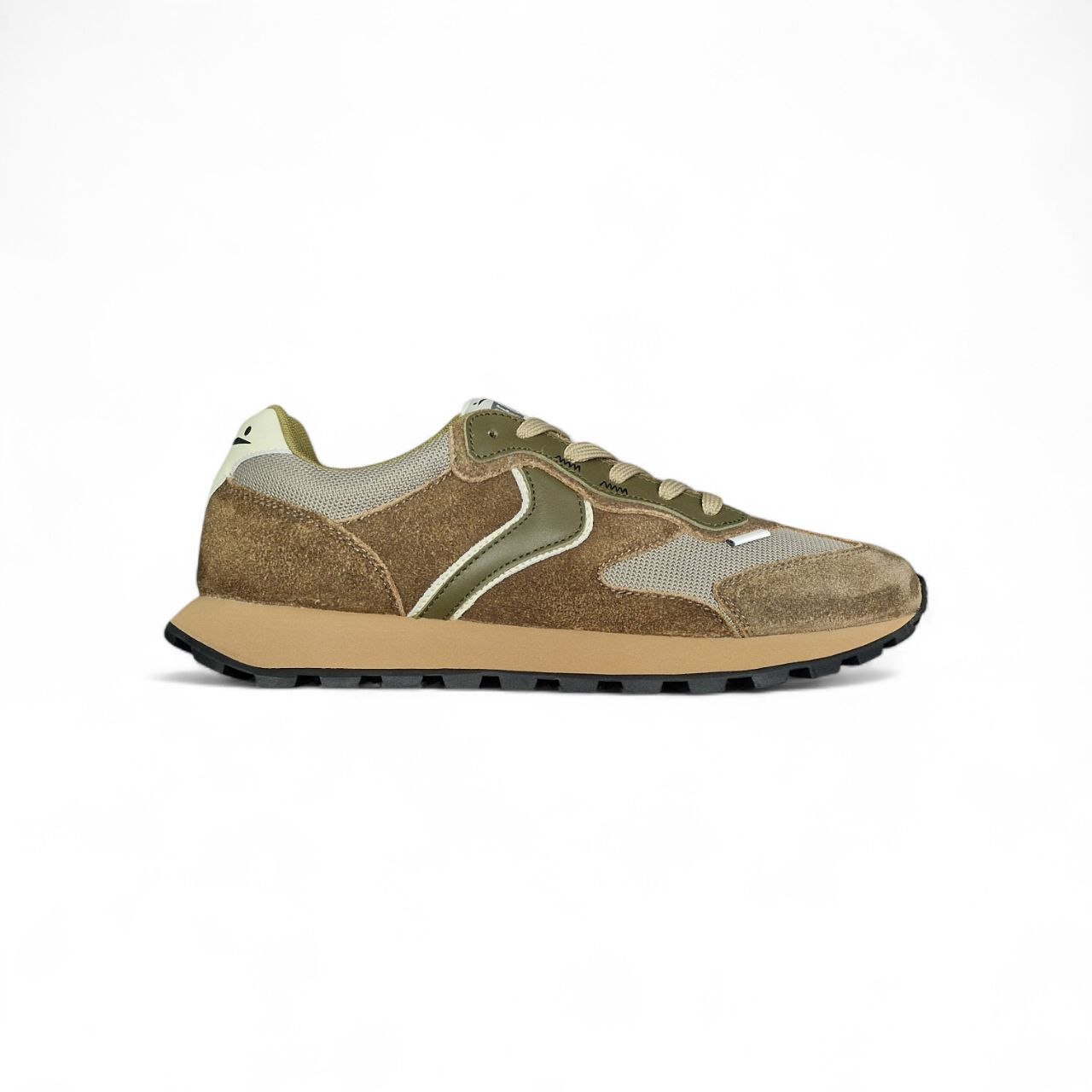 Sneakers Qwark in Suede e Tessuto Verde - Voile Blanche - immagine 2