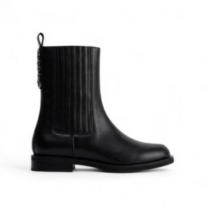 Stivaletti Chelsea Gioia in Pelle Nero – Poeve