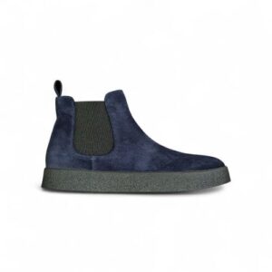 Stivaletti Chelsea in Camoscio Blu – Barrett
