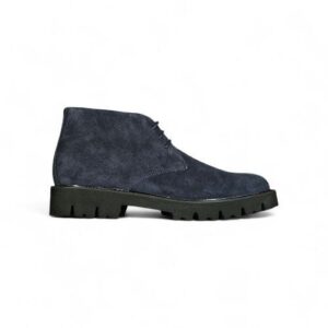 Polacchini Chunky in Camoscio Blu – Marechiaro