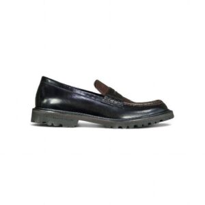 Mocassini in Pelle Marrone/Nero – Fratelli Rossetti