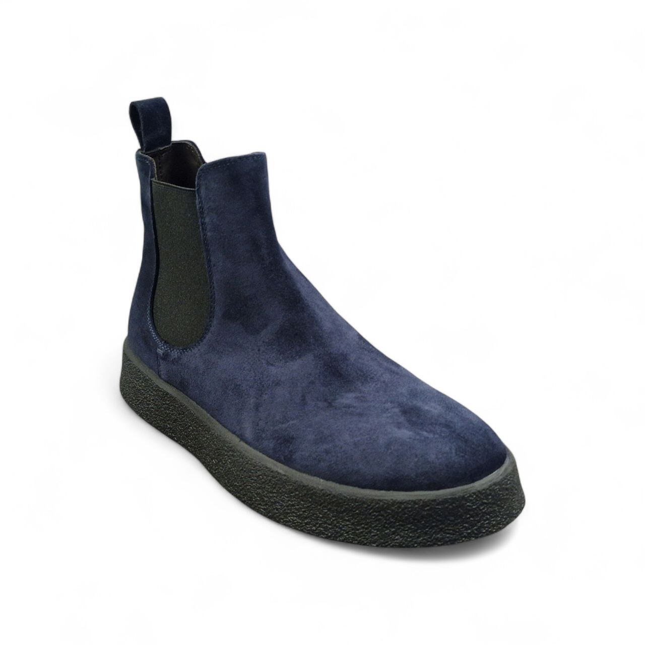 Stivaletti Chelsea in Camoscio Blu - Barrett - immagine 3